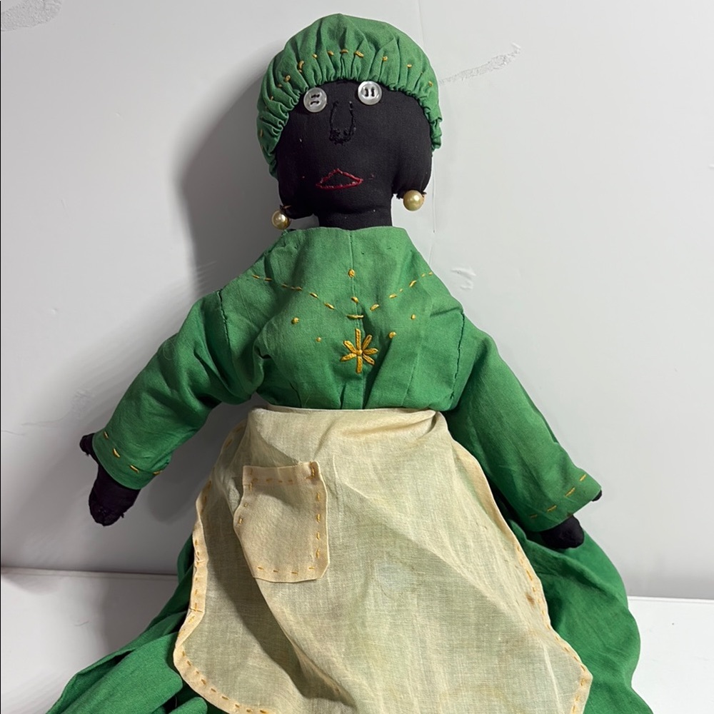 Handcrafted Vintage Black African American Tea Cozy Doll